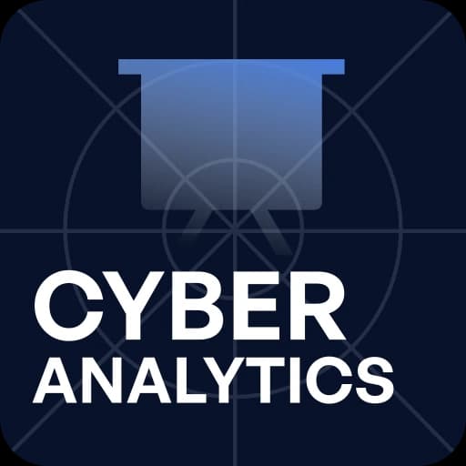 Styled image of the words 'CYBER ANALYTICS'